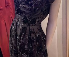 1950 Vintage German Couture Dress
