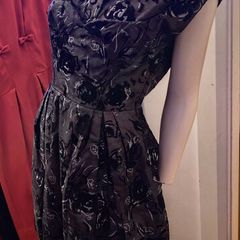 1950 Vintage German Couture Dress