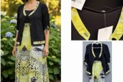 Designer dress and jacket set by personal choice chic sophisticated summer event new with tags