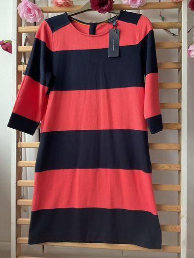 dress Bnwt Tommy Hilfiger dress 100% cotton size medium navy striped