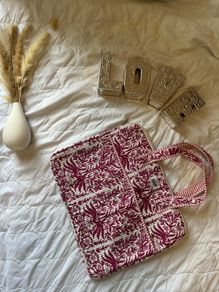 Brand New Handmade Quilted Cotton Laptop Sleeve : Zip closure, Padded protection