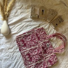 Brand New Handmade Quilted Cotton Laptop Sleeve : Zip closure, Padded protection