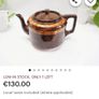 Large vintage Irish teapot from  Esker Monastery, Athenry, County Galwau Image 7