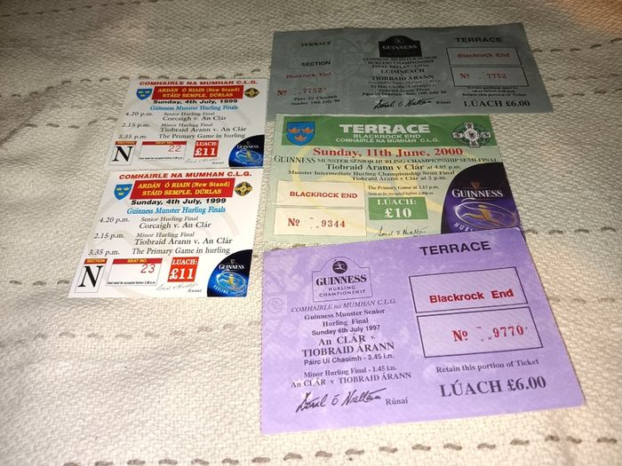Various Munster Gaa Ticket Stubs For Sale Here