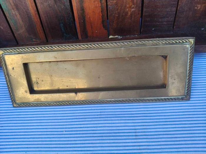 Vintage Brass Letterbox