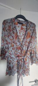 zara blouse size large