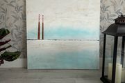 Poolbeg chimneys painting