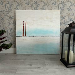 Poolbeg chimneys painting
