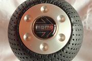 Genuine MOMO SK23 Race Air Leather Shift Knob Black Universal Fitment