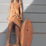 Vintage Handmade Wood carving Image 3