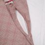 Kimchi Urban Outfitters Beige Red Plaid Lace Trim Bow Lexi Check Mini Dress Size M Image 7