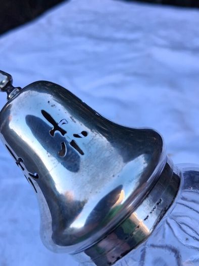 Sterling Silver and Cut Glass Sugar Sifter(1940)