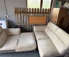 Beige L shaped Sofa