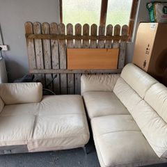 Beige L shaped Sofa