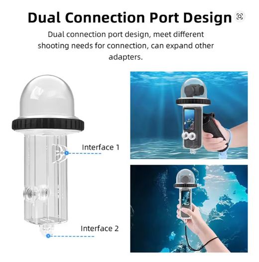 40M Waterproof Case For DJI Osmo Pocket 3 Underwater Diving Housing