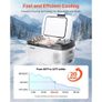 Car Refrigerator, DC 12/24V AC100-240V Compressor Electric Cooler, -20 C to 20 C Car Fridge with APP Control, 15L Cars Freezer for RVs, Campsites, Boats, Camping, Fishing, 60W Portable Freezer Image 6