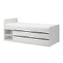 Ikea single bed with storage drawers Image 3