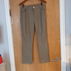 H&M Mink Faux Leather  Trousers.  S.16 (14).  B.N.W.T  (No Paper Tag).