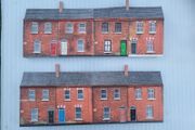 Irish redbrick terrace