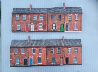 Irish redbrick terrace