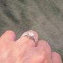 High quality CZ silver ring Image 5