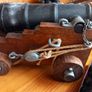 Collection of 3 heavy vintage decorative canons Image 6