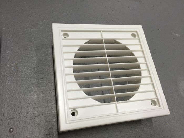 4" Fan with Timer Ducting and Grill Set