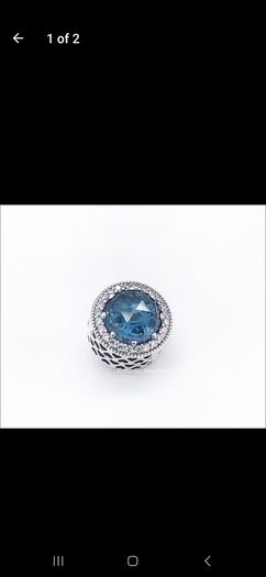 Pandora blue charm