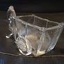 Vintage 1950s Pressed Glass Horses Image 3
