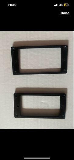 Humbucker Pickup Mounting Rings Set of Neck Bridge Pickup Frame Mounting Rings for Replacement electric guitar parts Gibson led Paul Ibanez Jackson esp charvel