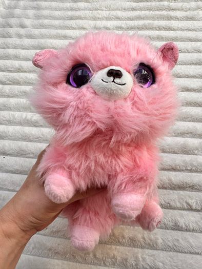 Scruff A Luvs Pink Puppy Dog Cat Kitten Plush Moose approx. 23 cm. Used Please see photos