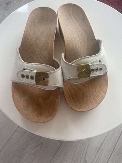 Vintage Dr Scholls Wooden Sandals