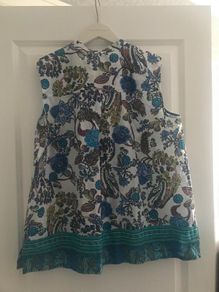 El Corte Ingles Sleeveless Print Top BNWT