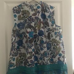 El Corte Ingles Sleeveless Print Top BNWT