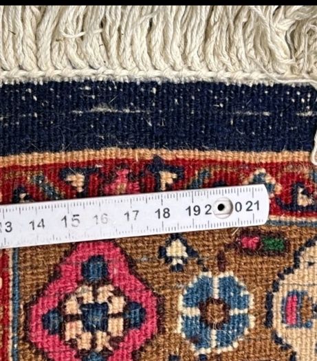 Beautiful Persian Moud Square Rug and Matching Runner Rug Carpet