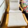 IKEA POANG rocking armchair + Footstool Image 5