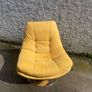Yellow swivel chair Image 2