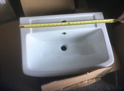 Vogue bathroom sink with pedestal and tap new