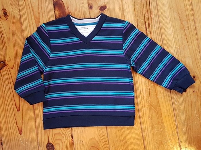Age 7 Striped Jumper Top