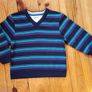 Age 7 Striped Jumper Top Image 3