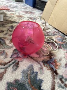 Pink ikea lamp - new