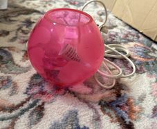 Pink ikea lamp - new
