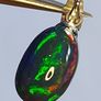 Ethiopian Fire Opal Pendant 2.7 ct on 925 Silver Image 3