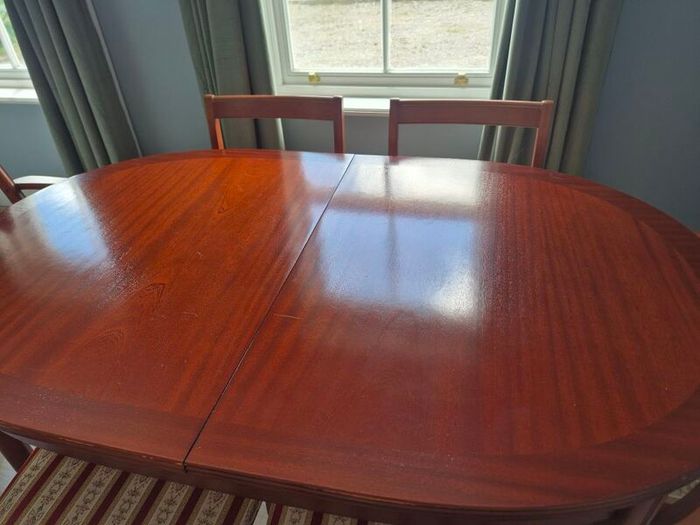 Dining table and chairs