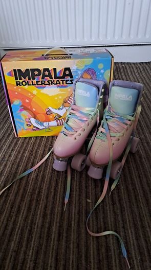 Impala Multi-Colour Pastel Roller Skates UK5