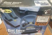 MadCatz PS1 racing wheel.