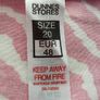 Dunnes pink & white summer dress, Size 20 Image 5