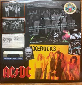 AC/DC Iconic live from the Atlantic studios AC/DC RED vinyl record. This brilliant album is in mint condition and very rare. Original inner and outer sleeve mint condition. Outer sleeve can be opened up into mini poster. A must have for any c