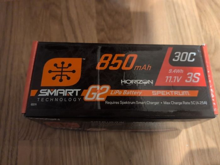 Spektrum LiPo battery 11.1V 3S 850 mAh