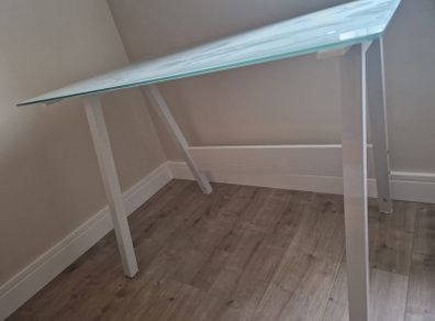 Glass top Desk
